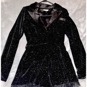 Black Sparkle Romper